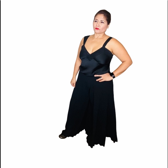 J. R. Nites By Caliendo Pleated Culottes Pants 8 - Picture 6 of 16